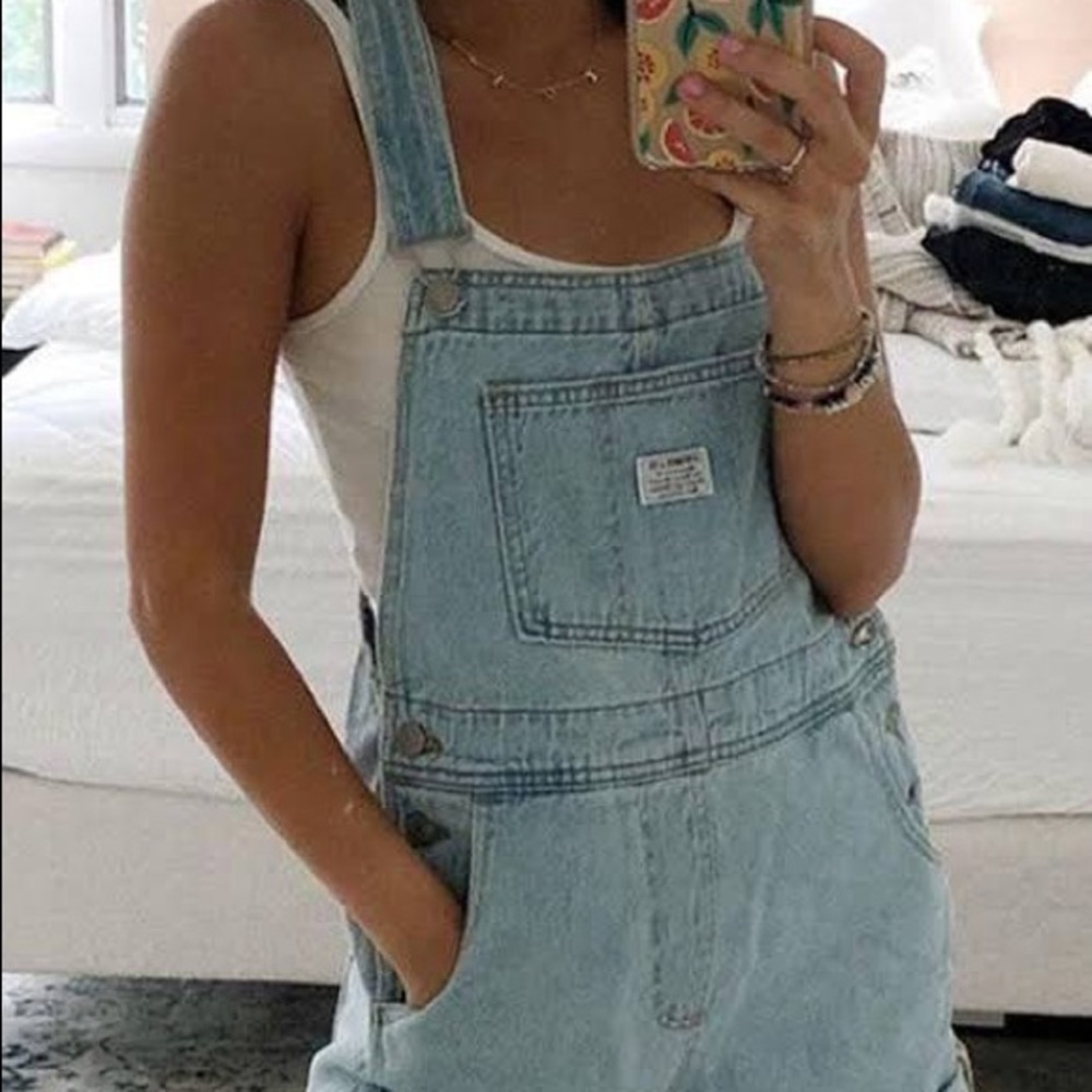 Denim overalls nwot